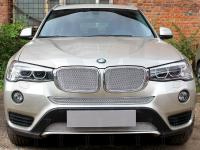BMW X3 (14–) Защита радиатора Premium, хром, низ