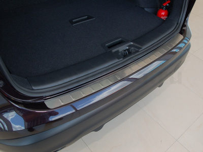 Накладка на задний бампер прямая матовая серия ORIGINAL, нерж. сталь Alu-Frost 39-3890 для BMW X1