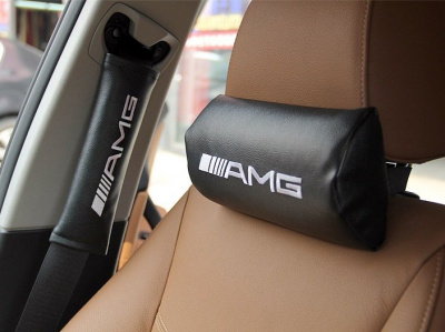 Защитный рукав ремня безопасности с логотипом AMG, комплект 2 шт.